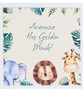Aramıza Hoş Geldin Minik Kart
