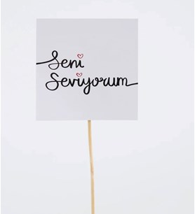 Seni Seviyorum Pankart